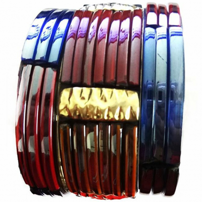 Junk Bangles (Red)